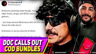 Dr Disrespect Calls Out Activision for Weed, Defends Nickmercs 