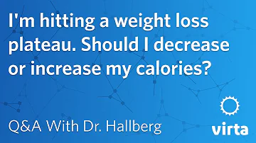 Dr. Sarah Hallberg: I'm hitting a weight loss plateau. Should I decrease or increase my calories?