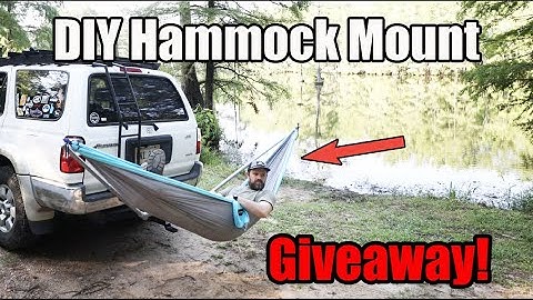 DIY Hammock Mount for your Vehicle! *Experts Only* - Kootek Hammock GIVEAWAY!