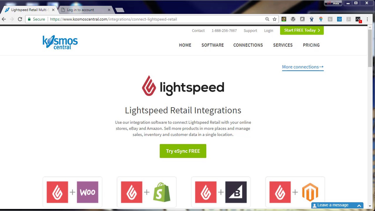 LightSpeed Sync for WooCommerce, BigCommerce , Shopify Magento | Configure eSync Actions