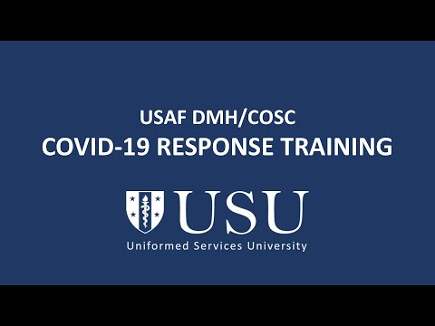 USAF Disaster Mental Health Combat Operations Stress Control Training