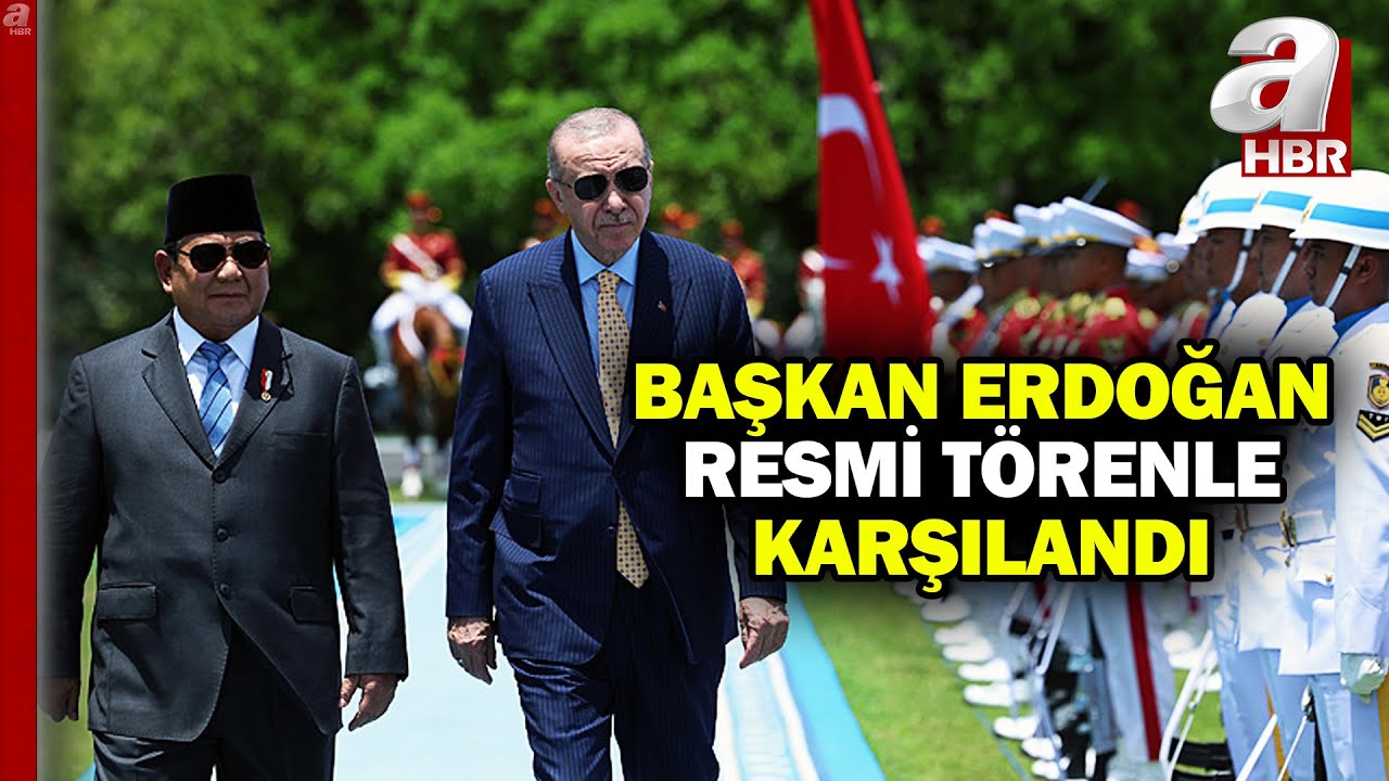 Başkan Erdoğan Endonezya'da resmi törenle karşılandı | A Haber