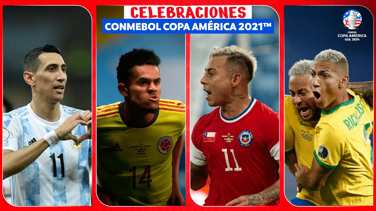 Thumbnail do vídeo: Las Mejores Celebraciones En CONMEBOL Copa América 2021™