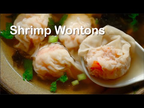 Slow-Cooked Wonton Soup Shrimp