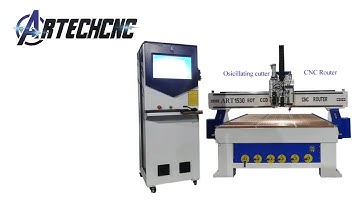 CNC Router and Oscillating cutter With CCD Camera in one set ART1530EOT