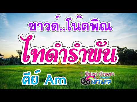 ไทดำรำพัน - ซาวด์ โน๊ตพิณ คีย์ Am