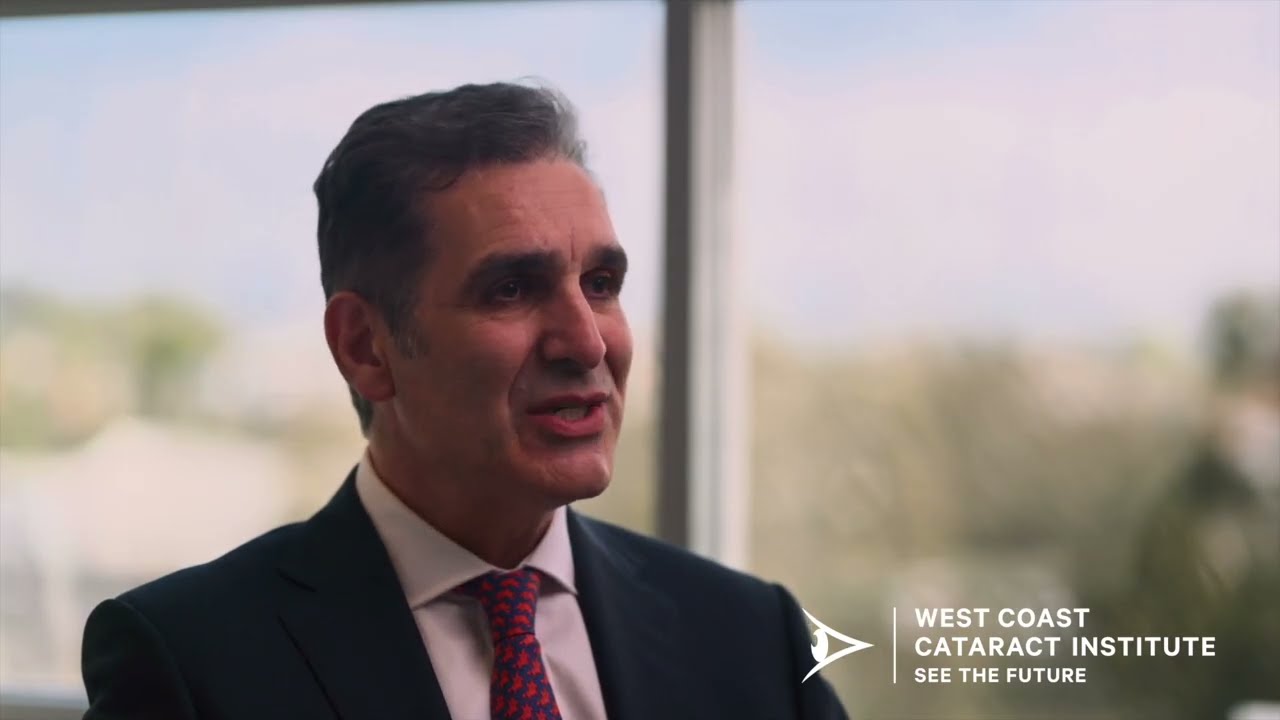 Dr. Alex Dastgheib, cataract surgeon and medical director of West Coast Cataract Institute YouTube