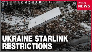Details Ukraine says Starlink limits disrupt drone missions News