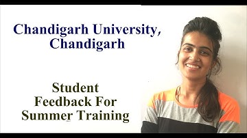 chandigarh university student feedback Shanu