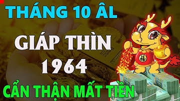 Tử vi tuổi GIÁP THÌN 1964 tháng 10 âm lịch: KIẾP TÀI ÁN NGỮ, CẨN THẬN MẤT TIỀN.