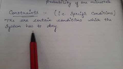 constraints. Accessible and Inaccessible states