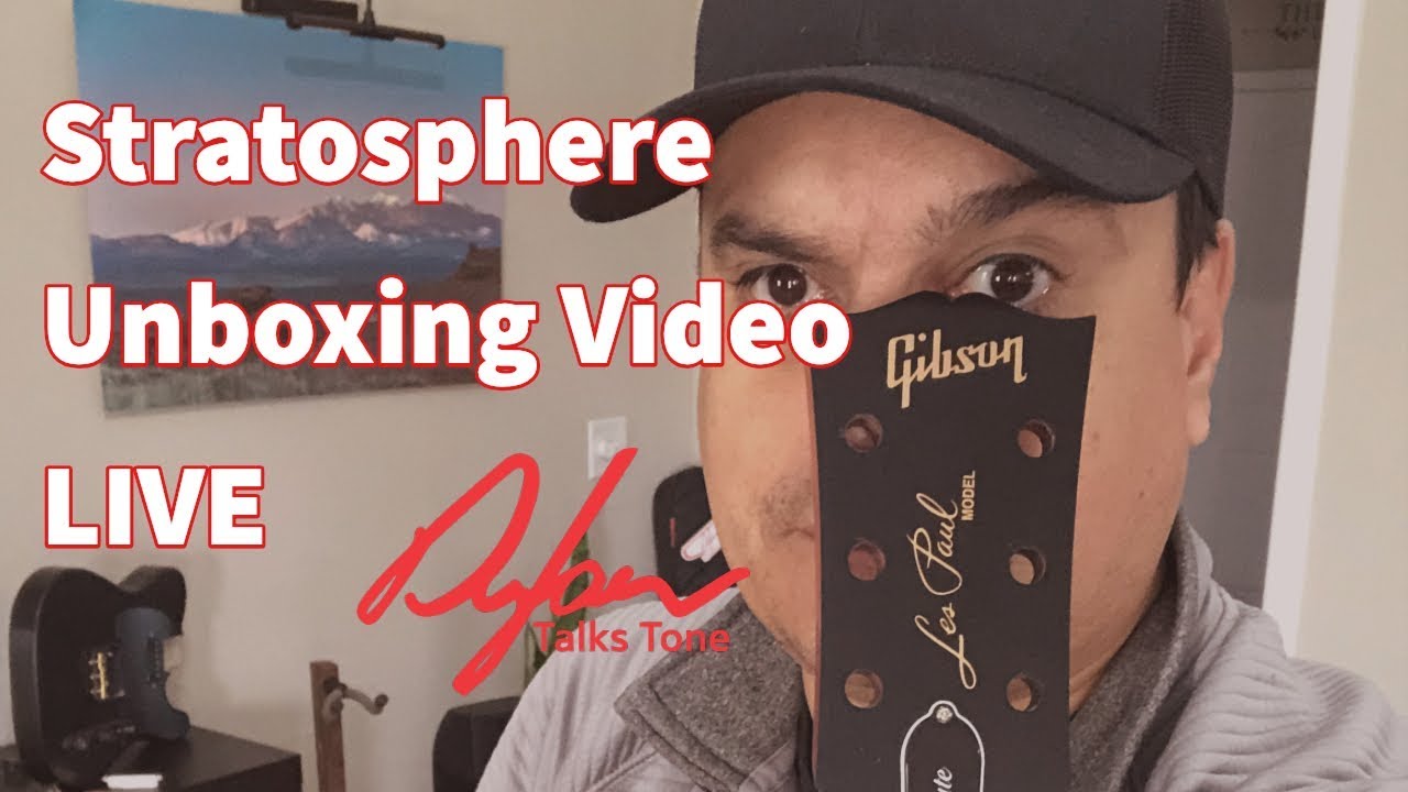 Live Unboxing a Stratosphere Gibson Les Paul YouTube