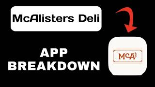 McAlister’s Deli App Explained - What to Expect screenshot 4