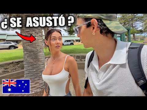 MODELO AUSTRALIANA me RECOGE para ir a LA PLAYA