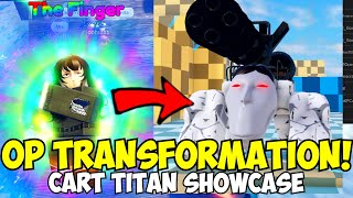 New 'The Finger' 6 Star Has OP CART TITAN TRANSFORMATION! | ASTD Blue Gem Showcase