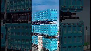 Triple truck stack conquering off-road challenges #niutruck #snowrunner