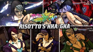 Risotto's HHA/GHA/Throws/Round Win Poses/Alt Colors | JoJo's Bizarre Adventure: All-Star Battle R