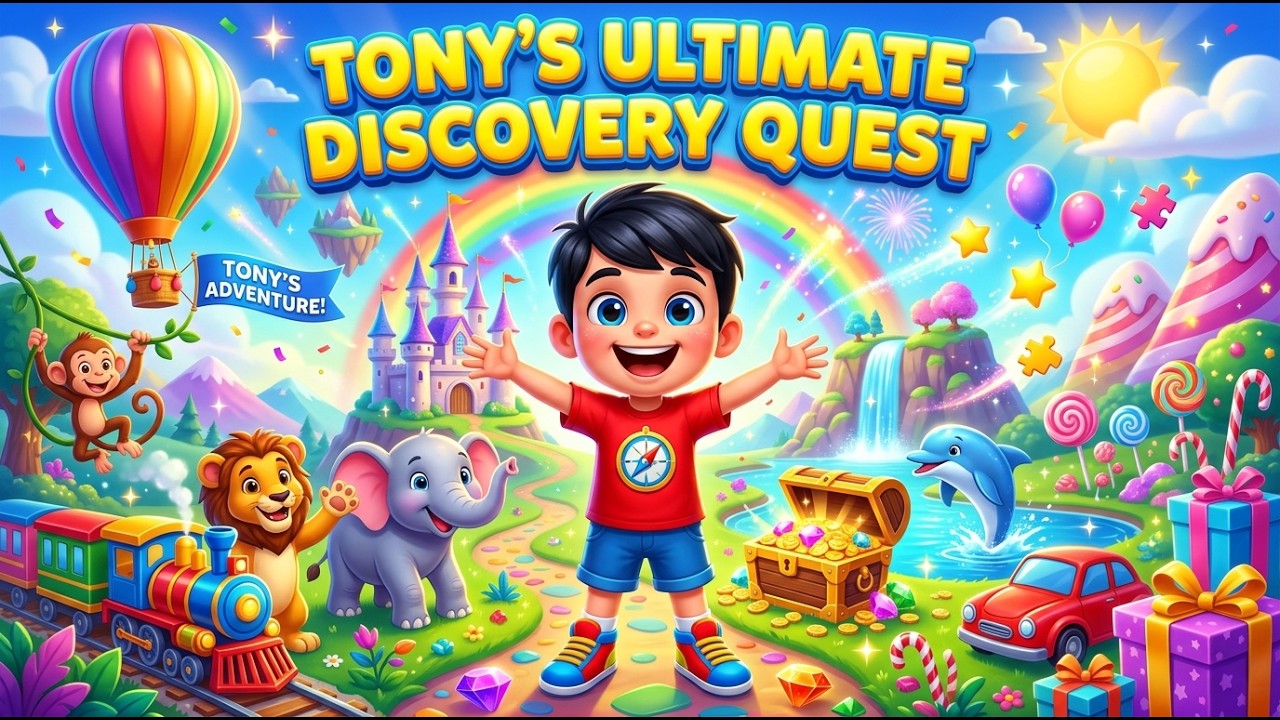 ⁣Tony’s Ultimate Discovery Quest! | Amazing Explorations, Learning Adventures & Educational for K