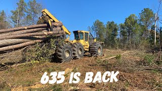 Tigercat 635 is back