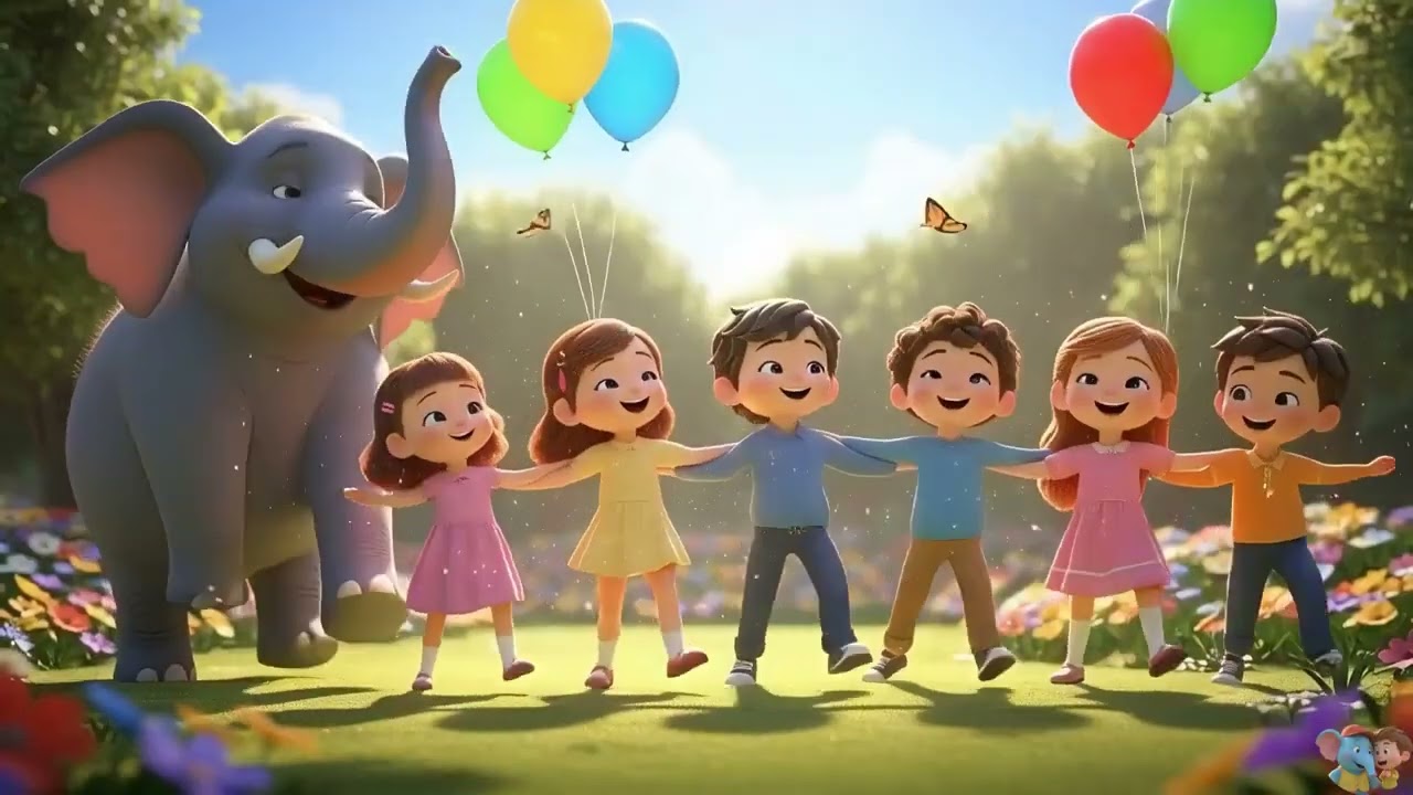Ellu Elephant Party 🐘 | Fun Kids Song | Nursery Rhymes Cartoon 