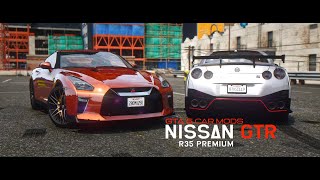 Nissan GTR R35 Premium GTA V Car Mods