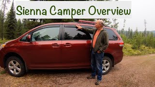 An Overview of Our Converted Toyota Sienna Camper Van: The Nickel Tour