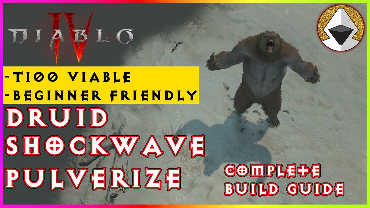 Shockwave Pulverize Druid - Build Guide - Malagant Season 1 Diablo IV