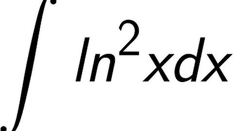 Integral of ln^2(x)