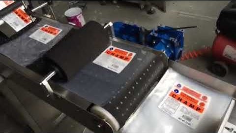 Automatic Bag Labeling Machine with date printing