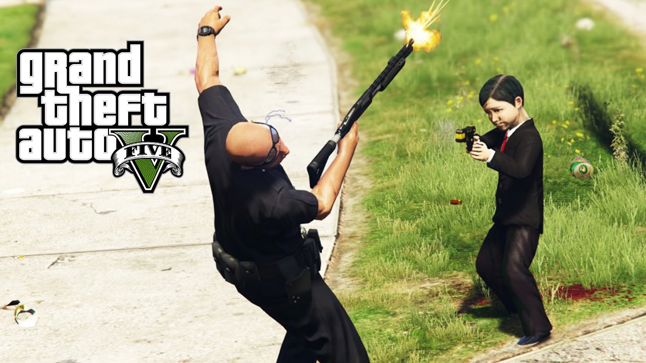 UN ENFANT  DANS GTA  5  YouTube