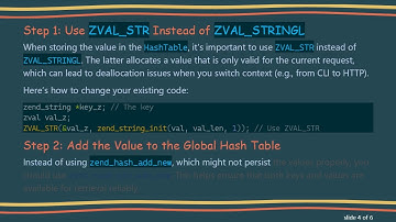 Resolving HashTable Data Persistence Issues in PHP Extensions