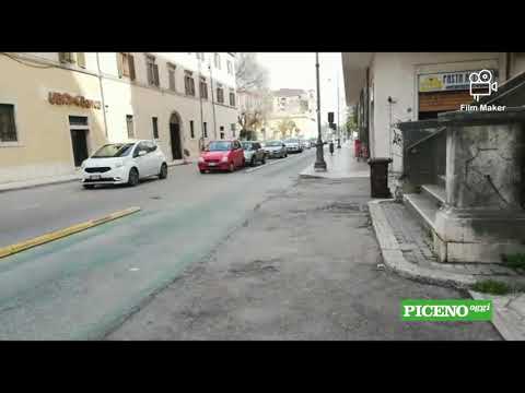 italia-zona-rossa,-ascoli-"diligente".-strade-vuote-e-poco-trafficate-il-10-marzo