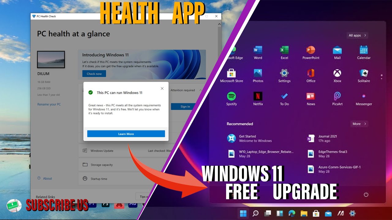 pc health app windows 10