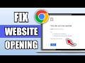 How To Fix Websites Not Opening on Any Browser in Windows 11