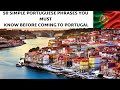 50 SIMPLE PORTUGUESE PHRASES YOU MUST KNOW BEFORE COMING TO PORTUGAL |List + AUDIO INCLUDED