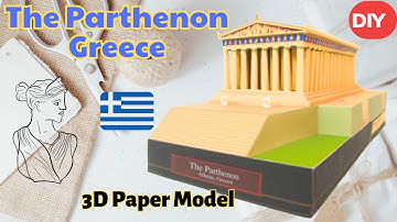 How to make The Parthenon, Greece Paper Models