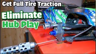 Speed RUN RC must have FULL TIRE TRACTION & eliminate hub play