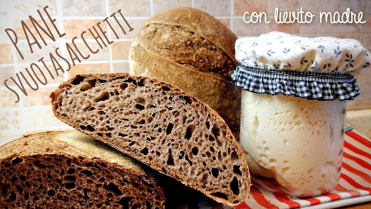 PANE SVUOTASACCHETTI con lievito madre