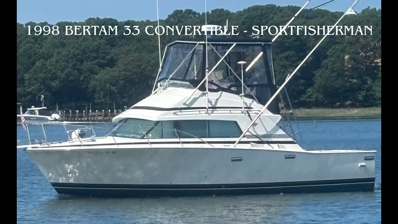 1998 BERTRAM - 33 CONVERTIBLE SPORTFISHERMAN - STRONGS MARINE