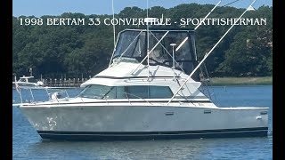 1998 BERTRAM - 33 CONVERTIBLE SPORTFISHERMAN - STRONGS MARINE