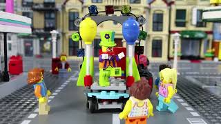 Experimental Car With A Dinosaur Head! | STOP MOTION LEGO | Billy Bricks