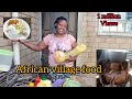 African village lifea kenyan woman cooking most tasty lentils  pumpkins