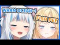 Amelia tells Gura Shark Why the Ocean is Warm~【Gawr Gura / Watson Amelia / HololiveEN】