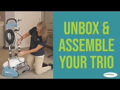 How to unbox and assemble your TRIO carpet cleaning system