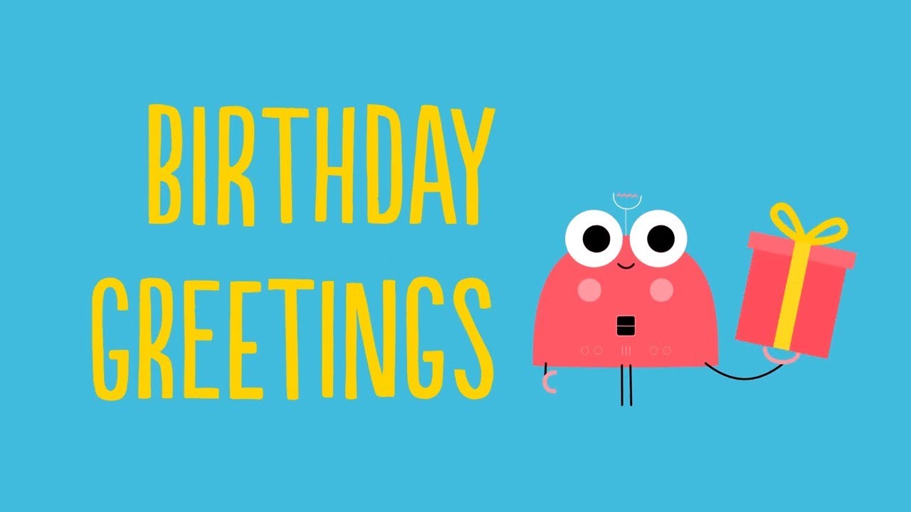 Animated Birthday Greetings Compilation | Video Template (Editable) -  YouTube