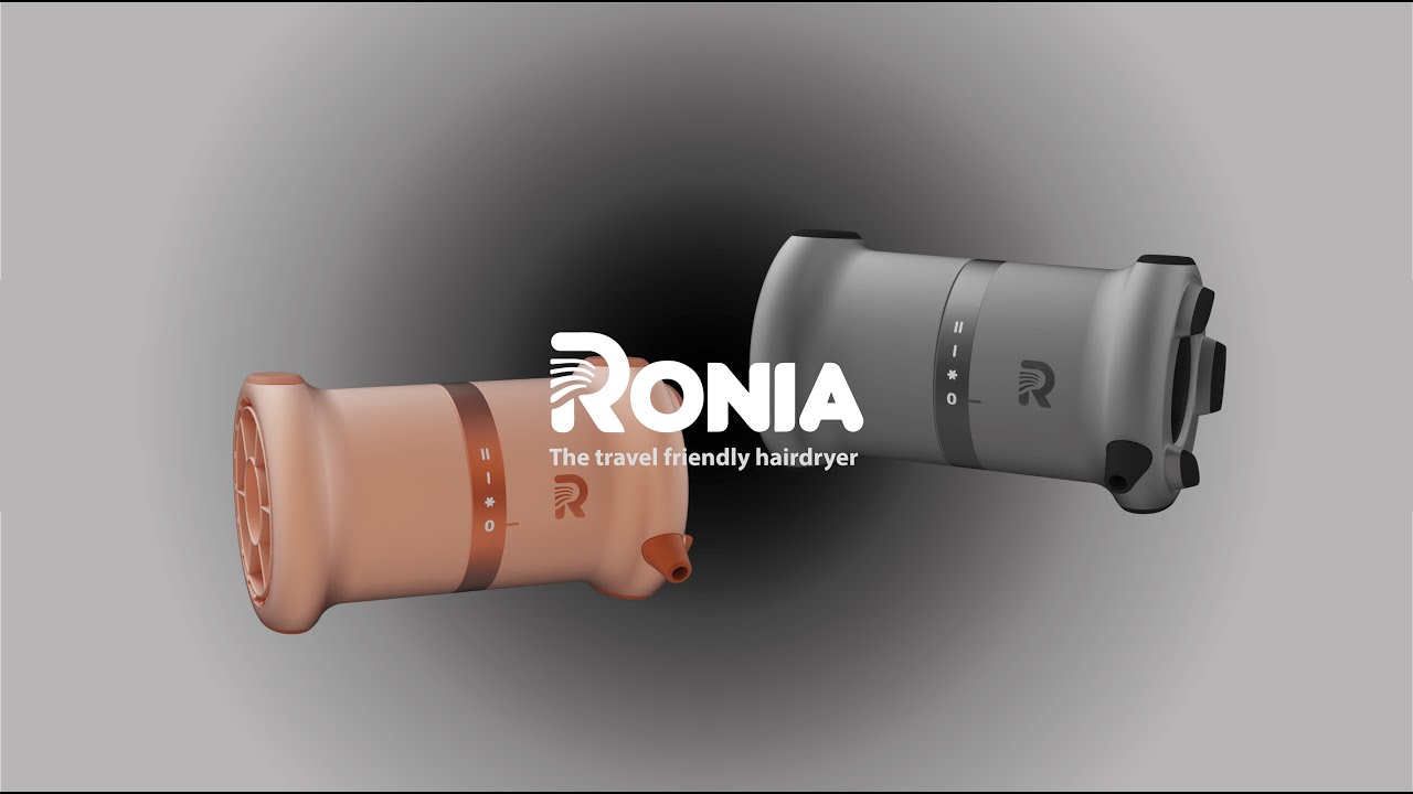 Meet Ronia, The Best Travel Friendly Hair Dryer with Diffuser for Travel Hairstyles on the go ✨
