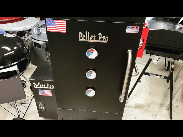 The Pellet Pro “Double D” 2-Door Vertical Cabinet Pellet Smoker