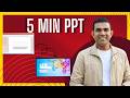 Create Professional PPT in 5 Minutes (No Design Skills Needed) | Raj Singh Microsoft