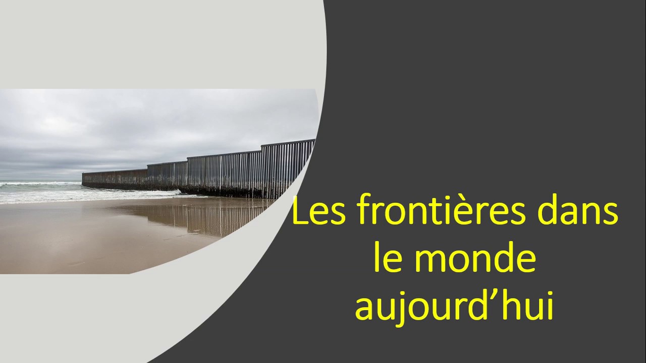 [HGGSP 1ere] Chapitre introductif : les frontières dans le monde