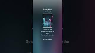 Blurry Lines